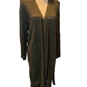 Chico's Olive Green Knit Sweater